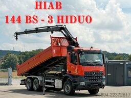 MERCEDES-BENZ AROCS 2640 *HIAB 144 BS - 3/FUNK  + * 6x4