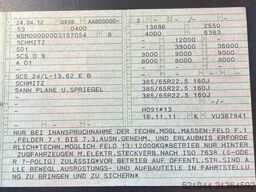 Schmitz Cargobull SCS 24/L-13.62  Curtainsider Edscha