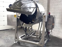 Terlet Verticale kook-roerketel met schraapwerk