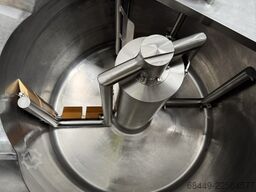 Terlet Verticale kook-roerketel met schraapwerk