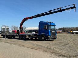 SCANIA R500 6x4 Pritsche mit Kran Palfinger PK53002 SH