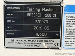 Mazak Integrex i-200ST x 1500U
