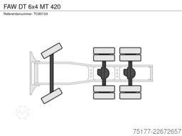 FAW DT 6x4 MT 420