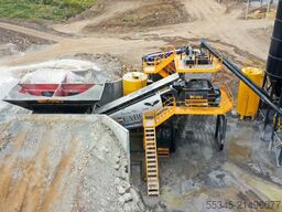 FABO Mobile Concrete Batching Plant 100 m3/h Mobile Concrete Batching Plant