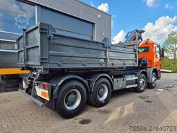 Mercedes-Benz Actros 3241 8X4 Containersysteem/ 20T HMF crane...