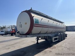 MENCI LEBENSMITTELTANK ISOLIERT, 3 KAMMERN, 34000L LIFTACHSE,   BPW-ACHSEN