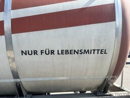 MENCI LEBENSMITTELTANK ISOLIERT, 3 KAMMERN, 34000L LIFTACHSE,   BPW-ACHSEN