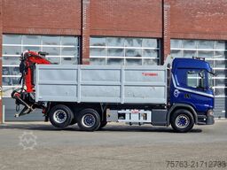 Scania G500 6x2 - Tipper + Palfinger epsilon M110L - R...