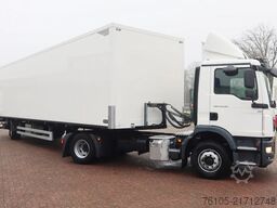 MAN TGM 15.290 Trekker + Heiwo city trailer geisole...