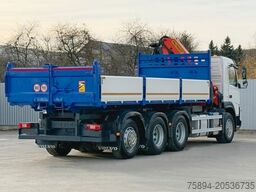 VOLVO FMX 460 Kipper 6,40m + PALFINGER PK 18002 EH D