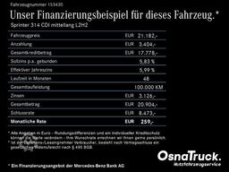 MERCEDES-BENZ Sprinter 314 CDI mittellang L2H2 Klima,AHK,Regal