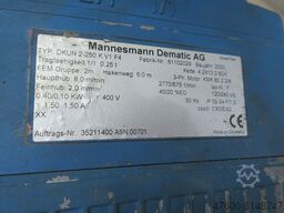 Demag DKUN 250KG -- 50x verfügbar -- DKUN 2-250 K V1 F4  - 400V - HUB 4-5m