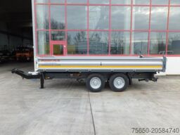 Möslein TTD 11 Weiß neuer Tandem 3- Seitenkipper Tieflader-- Neufahrzeug --