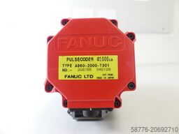 Fanuc A06B-0216-B200 AC Servo Motor SN:C042F3537 + A860-2020-T301 Pulsecoder