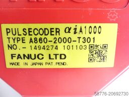 Fanuc A06B-0225-B000 AC Servomotor Seriennummer: C10YB4F5A