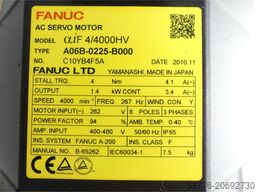Fanuc A06B-0225-B000 AC Servomotor Seriennummer: C10YB4F5A