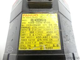 Fanuc A06B-0236-B100 AC Servo Motor SN: C03XD5286 mit A860-2000-T301 Pulsecoder