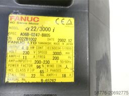 Fanuc A06B-0247-B805 AC Servo Motor SN: C02ZB1002 + Pulscoder A860-2010-T341