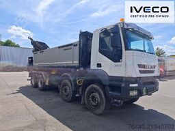 IVECO TRAKKER mit EFFER Kran 470/5S !!!Motor neu!!!