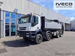 IVECO TRAKKER mit EFFER Kran 470/5S !!!Motor neu!!!
