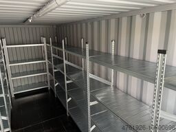 Other 20’ DV mit Fachbodenregalen, Licht, Tür