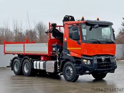 RENAULT C 430 *KIPPER 5,60m* HIAB 144 BS - 3 HIDUO* 6x4
