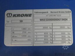 Krone SD | Lift Axle | 2019 | Container Roof | TUV/MO...