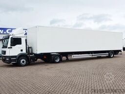 MAN TGM 15.290 Trekker + Heiwo city trailer geisole...