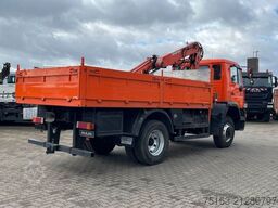 MAN L2000 14.224 LAK 4x4 Pritsche Kran Atlaskran+Fun