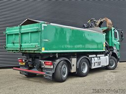 DAF TATRA T158/II 6X6 / HMF Z CRANE + 2 SIDE TIPPER