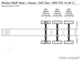 Wielton NS3P  Multi / Liftaxle / SAF Disc / APK-TÜV 10-26