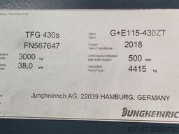 Jungheinrich TFG 430s 1555h/ 4.3m/ 4v