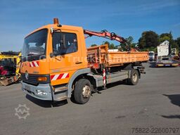 MERCEDES-BENZ Atego 1218 / Kipper+Kran / load 5,2ton / E3