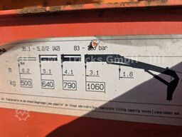 MERCEDES-BENZ Atego 1218 / Kipper+Kran / load 5,2ton / E3