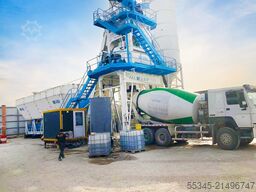 FABO Concrete Batching Plant 120 m3 Compact Concrete Batching Plant