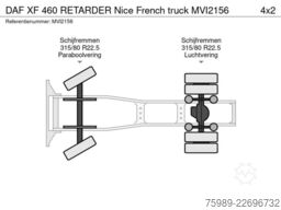 DAF XF 460 RETARDER Nice French truck