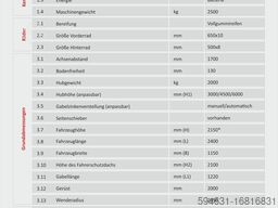 LÖWE El. Stapler 2t, 4,5m Hub, Seitenschieber