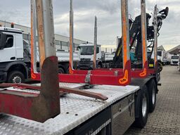 MAN 33.500 TGX 6x4 Holztransporter Kran Loglift F115