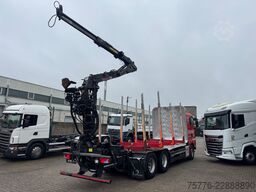 MAN 33.500 TGX 6x4 Holztransporter Kran Loglift F115