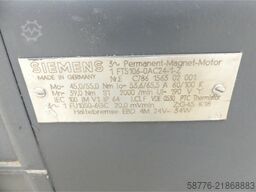 Siemens 1FT5106-0AC24-1-Z Servomotor SN: EC786156302001 - Z = G45  K18
