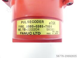 Fanuc A06B-0377-B577 AC Servo Motor SN: C989F2018 + A860-0365-T001 Pulsecoder