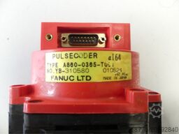 Fanuc A06B-0377-B577 AC Servo Motor SN:C017F1597 + A860-0365-T001 Pulsecoder
