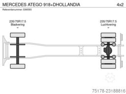 Mercedes-Benz ATEGO 918+DHOLLANDIA