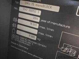DMG DMU 75 Monoblock