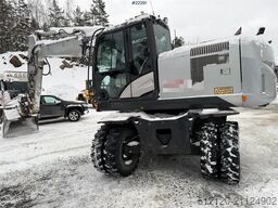 Hitachi ZX170W-5B Wheeled machine with 2 chains, grading b