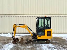 JCB 16C-1 /2022 BJ/1.397 H/verbr. Laufwerk/2xLöffel