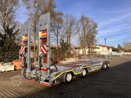Möslein T 4 VB H1 R  neuer 4 Achs Tieflader + Radmulden