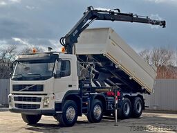 VOLVO FM 440 Kipper 5,60m * HIAB 166 B-3 HIDUO* 8x4