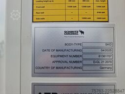 Schmitz Cargobull SCB*S3 Carrier Vector 1550 - ATP/FRC - Like new...