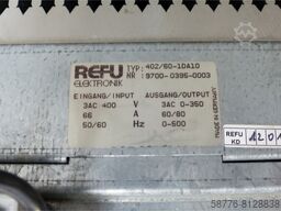 REFU Refu 402 / 60-1DA10 Frequenzumrichter SN:9700 generalüberholt! -